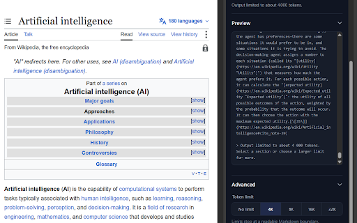 Page2Context :: Turn the current webpage into clean, local AI-ready Markdown.