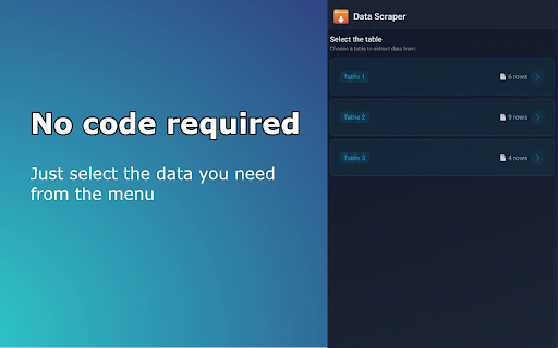 Data Scraper :: Use Data Scraper to make web scraping easy. Instantly scrape data from a website to Excel or CSV with this ultimate tool.