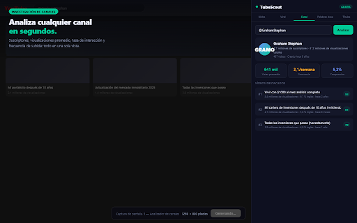 TubeScout — YouTube Niche Analyzer :: Find viral YouTube niches, analyze competitors, and discover content opportunities before anyone else.