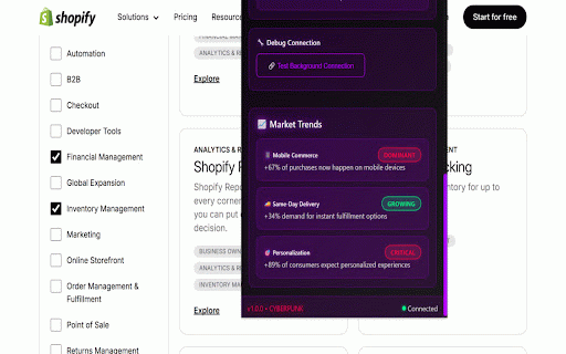 Shadow Market Tracker :: AI-powered market analysis and business intelligence tool.