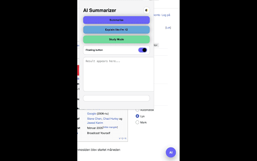 AI Summaries – Explanations & Study Quizzes :: Turn any article into a complete study guide. Get AI summaries, key points, explanations, and interactive quizzes — instantly