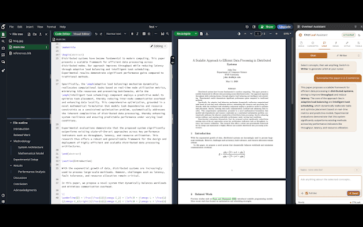 Overleaf Assistant :: AI writing assistant: concept extraction, smart insertion, style learning, image-to-formula