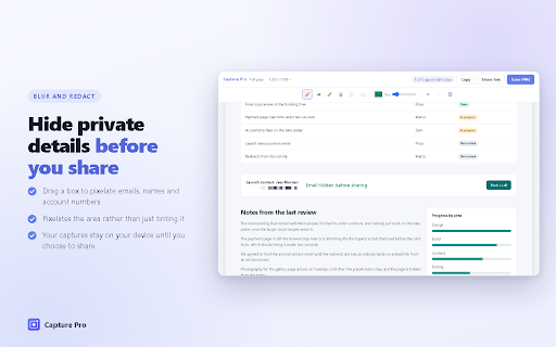 Capture Pro - Full Page Screenshot, Annotate & Share :: Full page screenshot & screen capture. Annotate with arrows, text, blur. Copy a share link, no account. Pay once, no subscription.