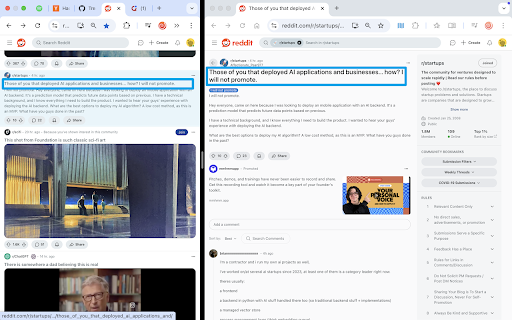 SecondScreen - splitscreen browser - See more :: Best for multitasking, it enables you to peruse valuable information on the internet at 10X speed.