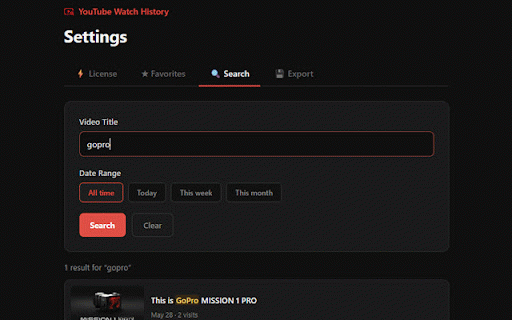 YouTube Watch History :: Browse, search, and rediscover every YouTube video you've watched — no account required.