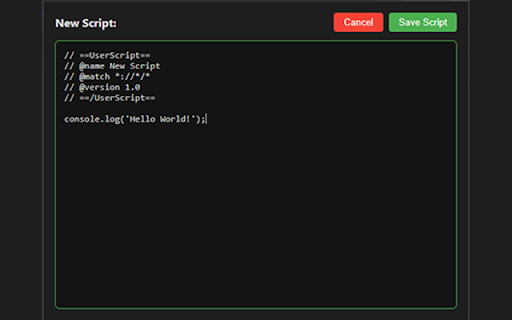 Super Script Runner :: A powerful tool for executing custom JavaScript on any website. Customize your web pages without ads or tracking.