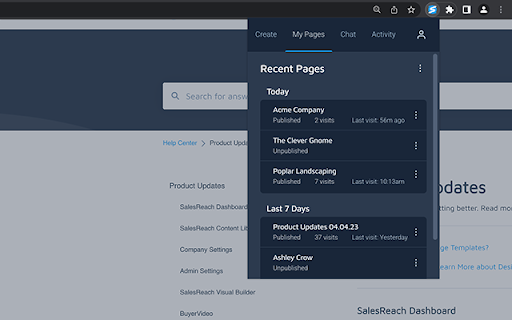 SalesReach :: The SalesReach Chrome Extension integrates seamlessly with your SalesReach account to enable you to quickly record videos…