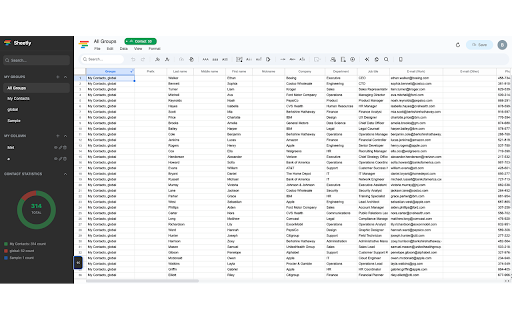 Sheetly for Google Contacts :: Quickly save and look up contacts in your Google account's address book. Manage more contacts on shtly.io.