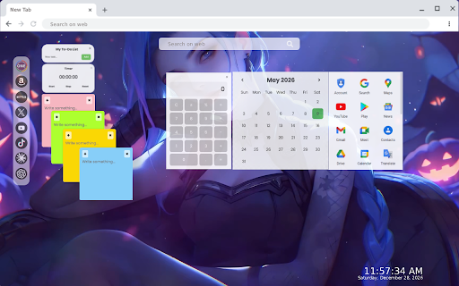 Halloween Jinx Live Wallpaper :: Halloween Jinx Live Wallpaper - Live HD video wallpaper for your Chrome new tab.