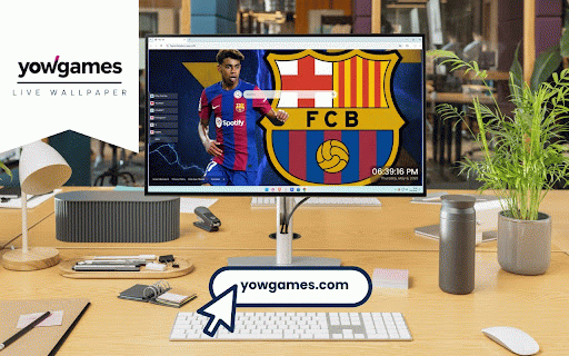 Lamine Yamal Barcelona Live Wallpaper :: Young Barcelona prodigy Lamine Yamal in classic blaugrana jersey with electric blue lightning effects.