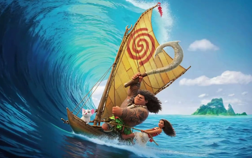Moana Surfing Adventure Live Wallpaper :: Transform your new tab into a vibrant ocean scene with Moana Surfing Adventure, featuring stunning HD live wallpapers!