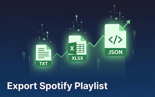 Export Spotify Playlist :: Export Spotify playlists to Text, Excel, or JSON formats with one click.