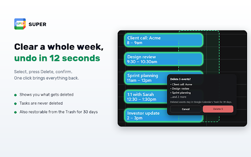 Bulk Edit, Move Events & Desktop - Pro Extension for Google Calendar™ :: Bulk Edit & Delete with Undo · Google Calendar Desktop App Download · Dark Mode. Move multiple events, tasks & appointments at once
