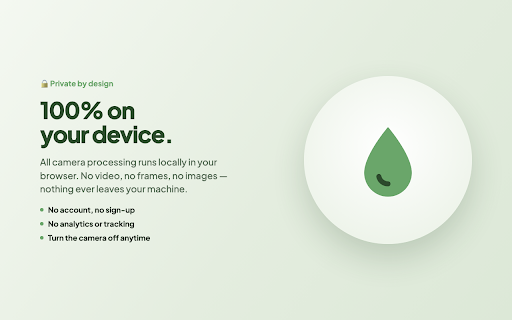 DeskSip — Water Reminder & Hydration Tracker :: Smart water reminder that detects your sips by camera — 100% on-device — and nudges you to stay hydrated at your desk.