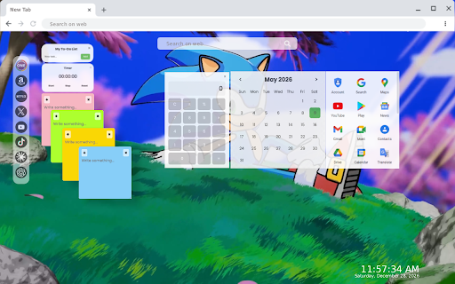 Sonic the Hedgehog Live Wallpaper :: Sonic the Hedgehog Live Wallpaper - Live HD video wallpaper for your Chrome new tab.