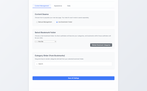 NovaTab - Next Gen Dashboard :: Transform your new tab into a beautiful, customizable dashboard. Organize sites, use bookmarks, and boost productivity!
