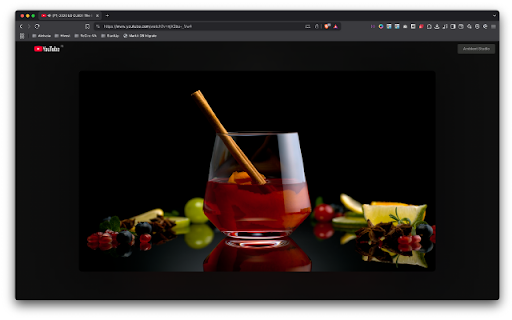 YouTube - Ambient Studio :: Watch videos with ambient lighting and no distractions. Removes comments and clutter to keep the video in focus.