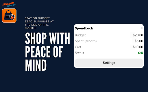 SpendLock for Amazon (MVP) :: Budget guardrails on Amazon to help you save money.