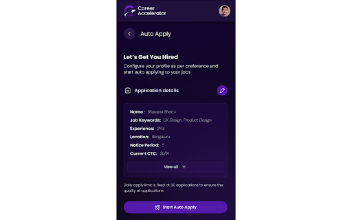 Devs Career Accelerator :: Connect your LinkedIn and Internshala profiles, and improve your LinkedIn profile with AI-powered suggestions.