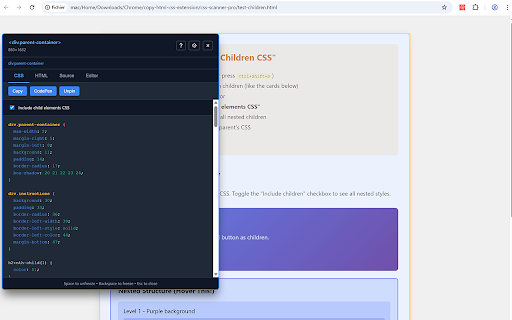 CSS Scanner Pro :: The fastest and easiest way to inspect, copy and analyze CSS styles on any webpage
