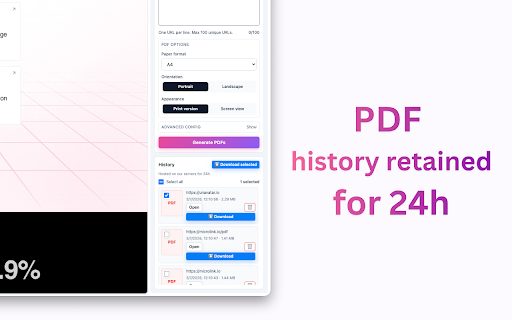 Microlink: Website to PDF :: Convert websites to PDF in bulk — paste up to 100 links and download them all as a ZIP, powered by Microlink.