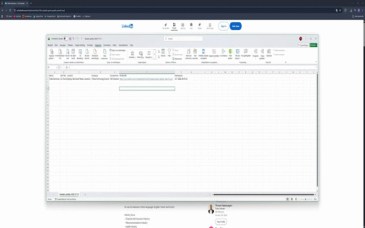 Profile Exporter for LinkedIn™ :: Export LinkedIn candidate profiles to a clean CSV file. 3 free exports per day — upgrade to Lifetime Deal for unlimited use.