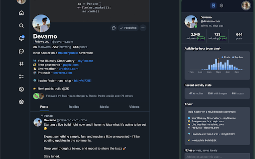 Bluesky Boost :: Bluesky Boost is a side panel extension which enhances and enriches your bsky.app experience