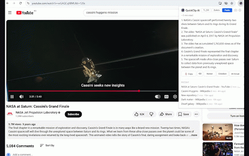 QuickClip AI :: One-click AI summaries of any page. Works with Ollama (free, local) or any cloud provider using your encrypted API key.