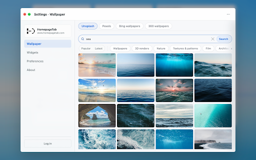 HomepageTab New Tab :: Favorite sites, bookmarks and to-dos at a glance. Customize widgets to make your browser homepage your own.