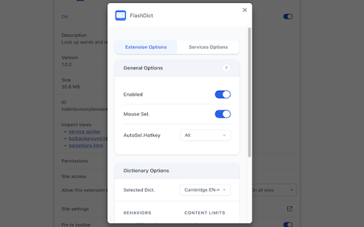 FlashDict :: Look up words and create Anki flashcards from any webpage