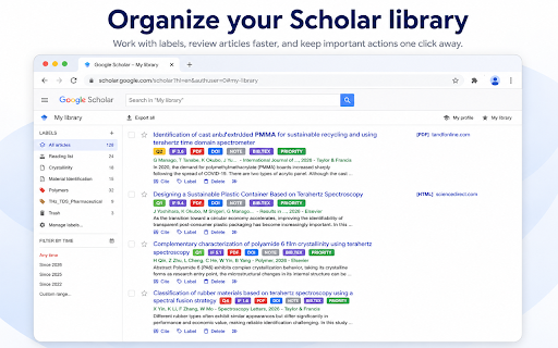 Scholar Research Library :: Free Google Scholar research tools with Q/SJR/IF, DOI/PDF notes, profile & library scanning, enrichment, and Excel export.