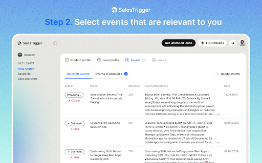 SalesTrigger - Get leads that want to buy :: Get leads that want to buy what you're selling
We find people looking for your product right now by tracking the professional…