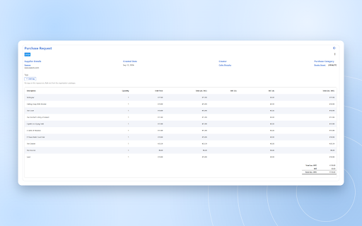 PurchaseDot Assistant :: Browser assistant for PurchaseDot — convert any cart into a purchase request.