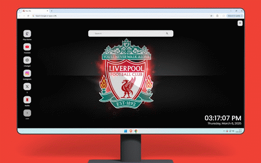 Liverpool Wallpaper :: Bold Liverpool FC crest with red splash art background celebrating the Reds passion.