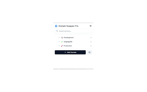 Domain Swapper Pro :: Quickly switch between environments (dev, staging, QA, production) while preserving URL paths