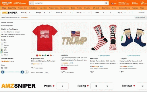 AMZSniper Free merch Amazon & kdp Quick View :: amzsniper is the all-in-one tool for Merch By Amazon and KDP streamlining product research and auto upload for faster workflow.