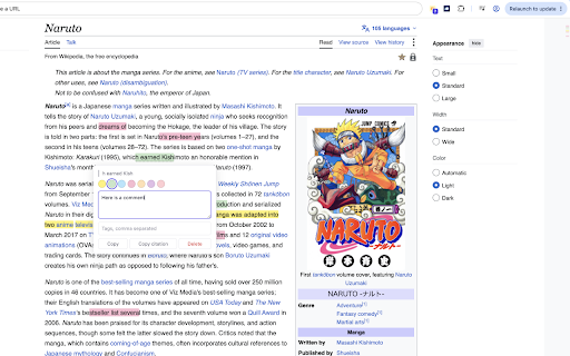 Highlighter :: Highlight and annotate any web page. Colors, notes, tags, search and export — all stored locally on your device.
