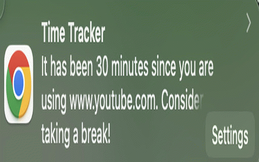 Tab Time Tracker :: Tracks time spent on the current website