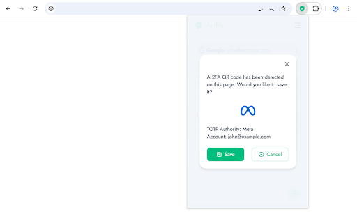 Authenticator: Generate 2FA Codes in Browser :: Generate 2FA codes instantly. Secure, encrypted, easy to use, and offline — an authenticator that stays in your browser.