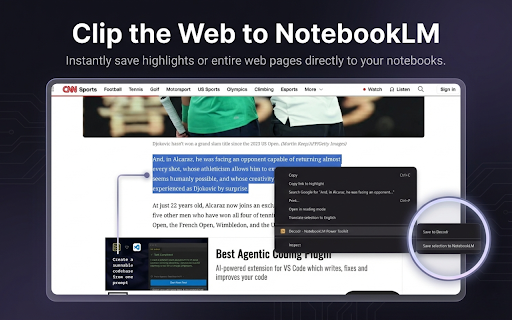 Decodr - NotebookLM Power Toolkit :: The ultimate power toolkit for NotebookLM - folders, tags, imports, exports, and more