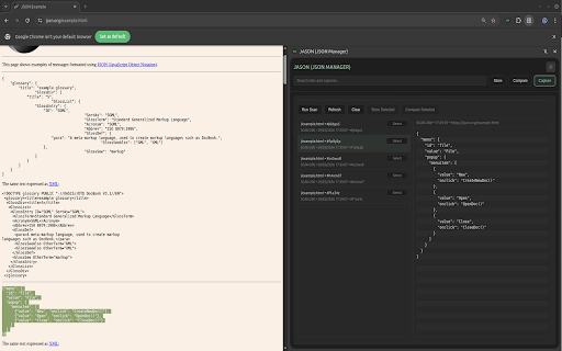 JASON (JSON Manager) :: Quick sidebar for saving and managing JSON snippets