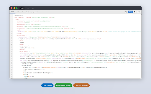 Real Page Source :: View the fully rendered source code of any webpage, the live source after all JavaScript has executed.