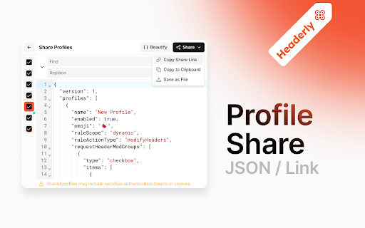 Headerly :: Manage and customize HTTP request & response headers with ease. Quickly set, append, or remove headers.
