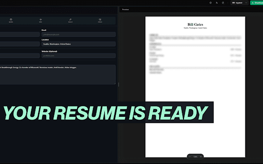 LinkedIn to Resume in Seconds - AI Powered & 100% Free :: One-click AI LinkedIn to Resume converter. Create professional, ATS-friendly resumes instantly. Free, no ads, no signup.