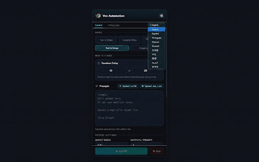 Free VEO Automation - Bulk VEO 3 & Nano Banana Google Flow :: Free bulk VEO 3 & Nano Banana automation on Google Flow. Batch generate videos & images, auto-download 4K, queue prompts at scale.