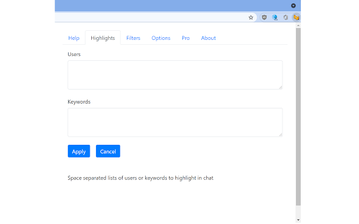 Electric Chat for Twitch :: Extra chat controls for Twitch.