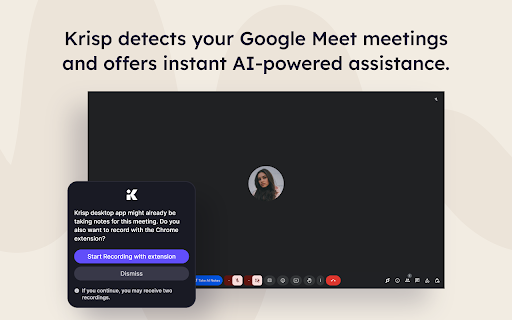 Krisp: AI Note Taker for Meet, Zoom, Teams :: AI meeting note taker that records, transcribes, and summarizes your meetings across all conferencing apps.