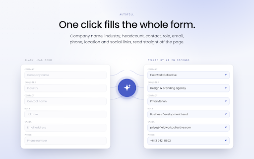 LeadGen AI - Capture leads from any website :: AI-powered lead discovery from websites, exported directly to Google Sheets