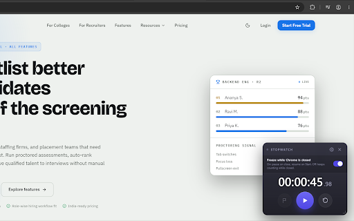 Stopwatch — Floating Timer for Every Tab :: A draggable, resizable stopwatch that stays in sync across every tab, with lap times and accurate background timing.