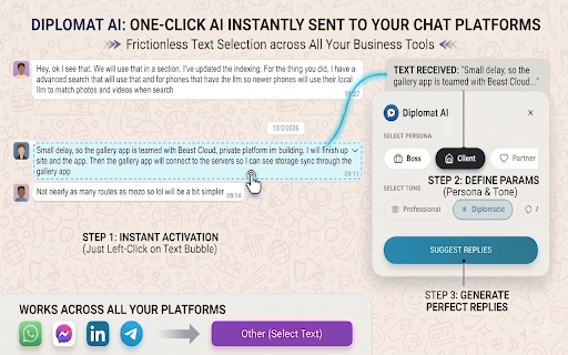 Diplomat AI :: Smart Reply Assistant